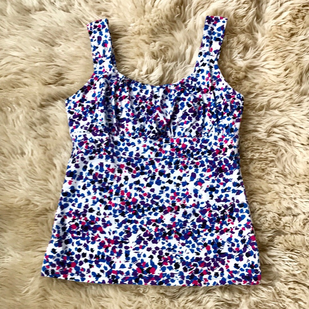 Ann Taylor Soft Multi Colored Tank Top